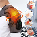 Electric Heating Shoulder Massager Vibration Support Belt