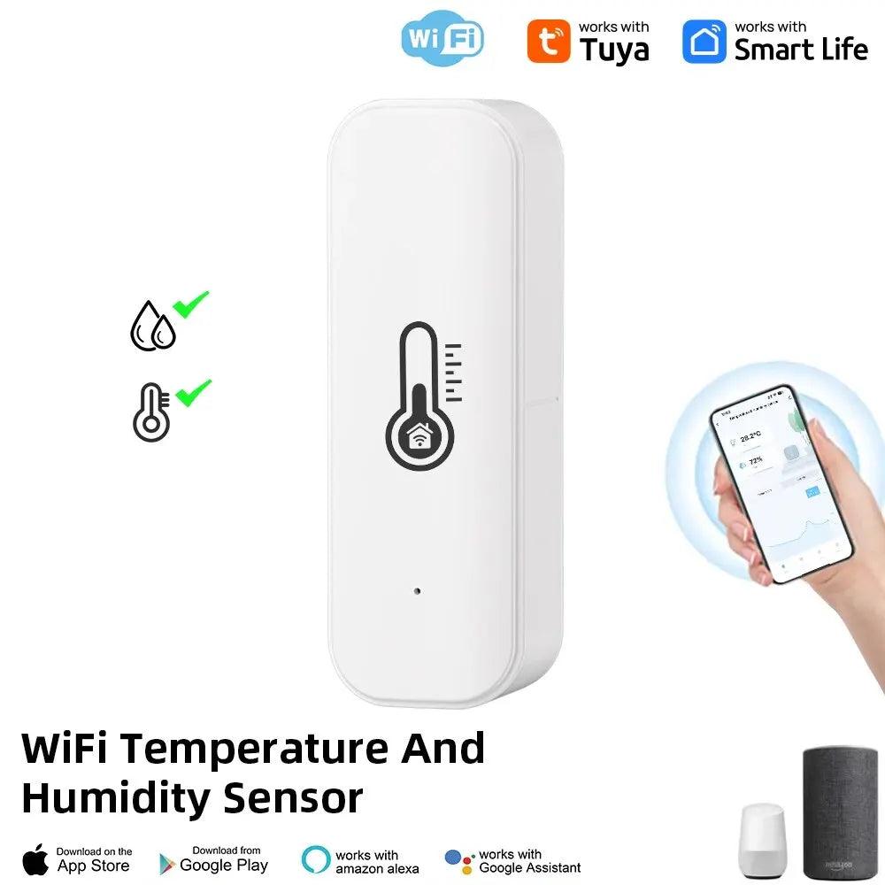 Smart Home Sensor: Voice-Controlled Temperature & Humidity Monitoring  ourlum.com TH08  