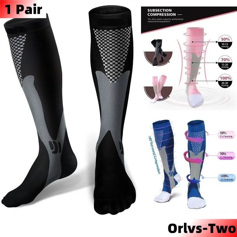 New Arrival Stockings Compression Golf Sport Socks Medical Nursing Stockings Prevent Varicose Veins Socks Fit For Rugby Socks