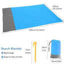 Oversized Waterproof Sandproof Beach Blanket Lightweight Mat