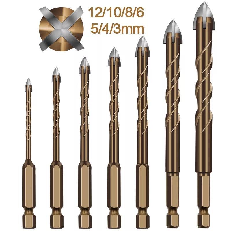 Hexagonal Shank Drill Bit Set: Cobalt Steel Alloys, Multi-Purpose, Durable Material  ourlum.com   