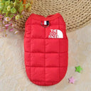 Winter Warm Double Sided Dog Vest: Stylish Pet Coat for Small Medium Breeds  ourlum.com Red XS 