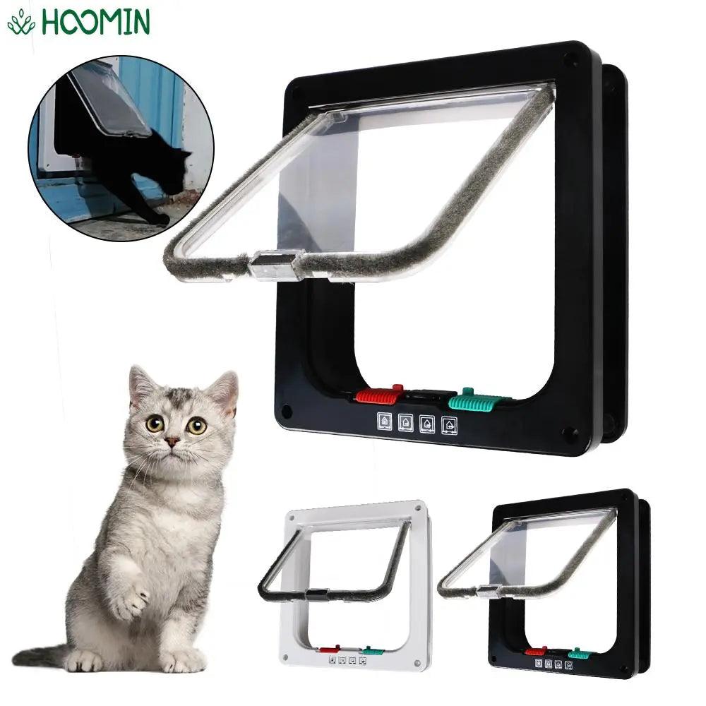 Dog Cat Flap Door: Security Lock Gate for Small Pets  ourlum.com   