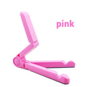 EMTRA Universal Tablet Stand: Adjustable Holder for iPad Air Pro - Multi-Angle Foldable Stand  ourlum.com pink  