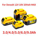 9000mAh Dewalt Lithium Battery Replacement for DCB205 DCB206