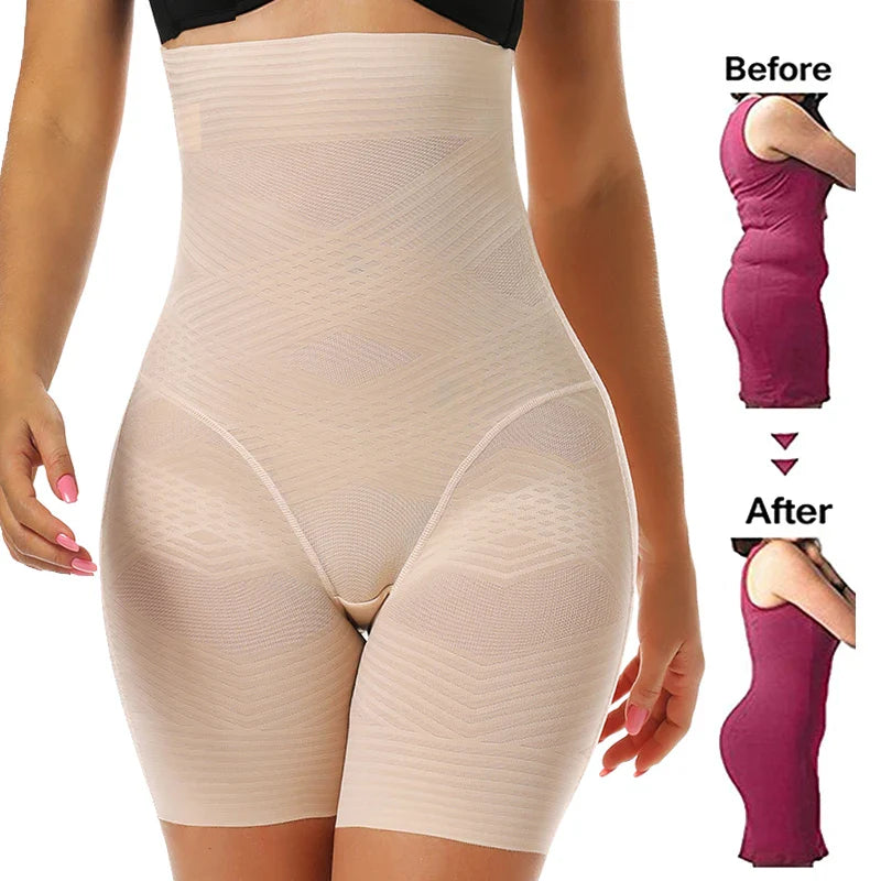 High-Waisted Women's Body Shaper for Tummy Control & Butt Lifting Shapewear Shorts