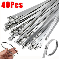 Stainless Steel Cable Ties: Premium Wire Organizer Kit