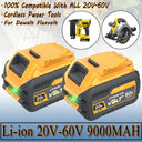 9000mAh 60V Lithium Battery for Dewalt 20V MAX Tools