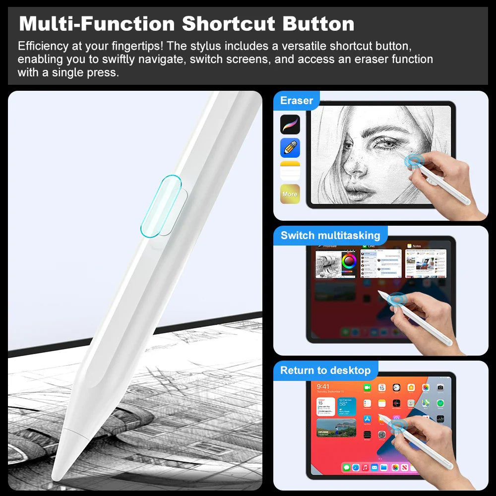 Apple Pencil 2 for iPad: Enhance Productivity with Wireless Charging & Precision  ourlum.com   