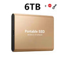  High-speed Portable External Hard Drive: Efficient Data Transfer Work & Study  ourlum.com Gold 6TB  