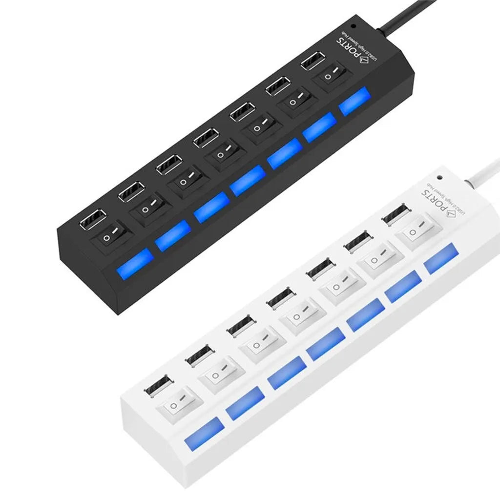 USB Data Splitter: Expand Connectivity, High-Speed Transfer, Surge Protection  ourlum.com   