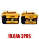 High-Capacity 20V 15Ah Lithium Battery for DeWalt Tools