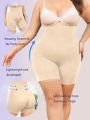 Plus Size High Waisted Shapewear Shorts for Tummy Control