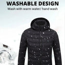 21 Areas Heated Jacket Men Warm Vest USB Self Heating