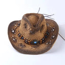 2024 Spring/Summer Spanish Vintage Cowboy Straw Hat Unisex