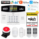 Smart WiFi GSM Alarm System with Remote Access LCD Display