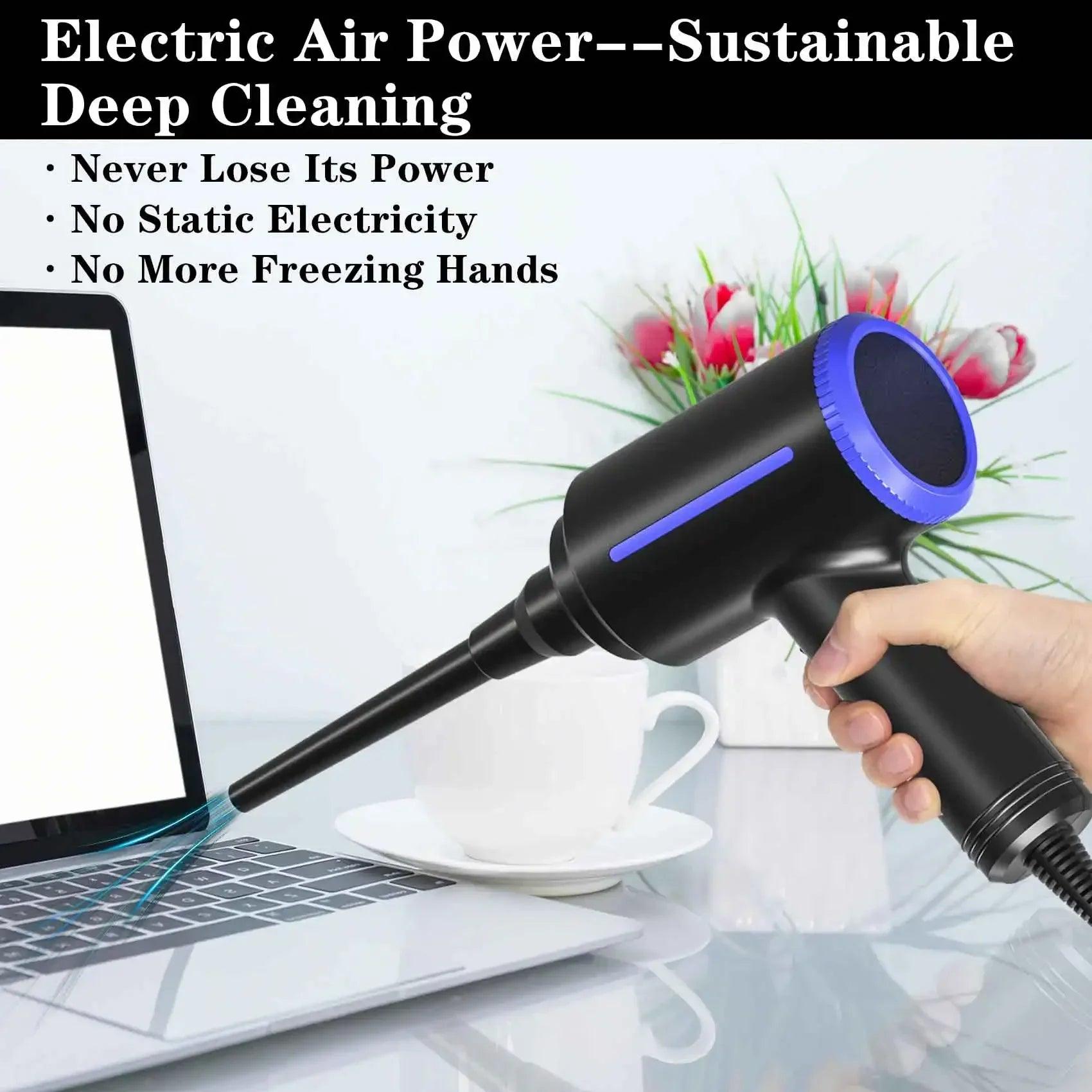 Electric Air Blower: Ultimate Dust Cleaner for Electronics  ourlum.com   