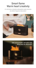 Multi-Function Ultrasonic Aroma Diffuser with Colorful Flame Simulation