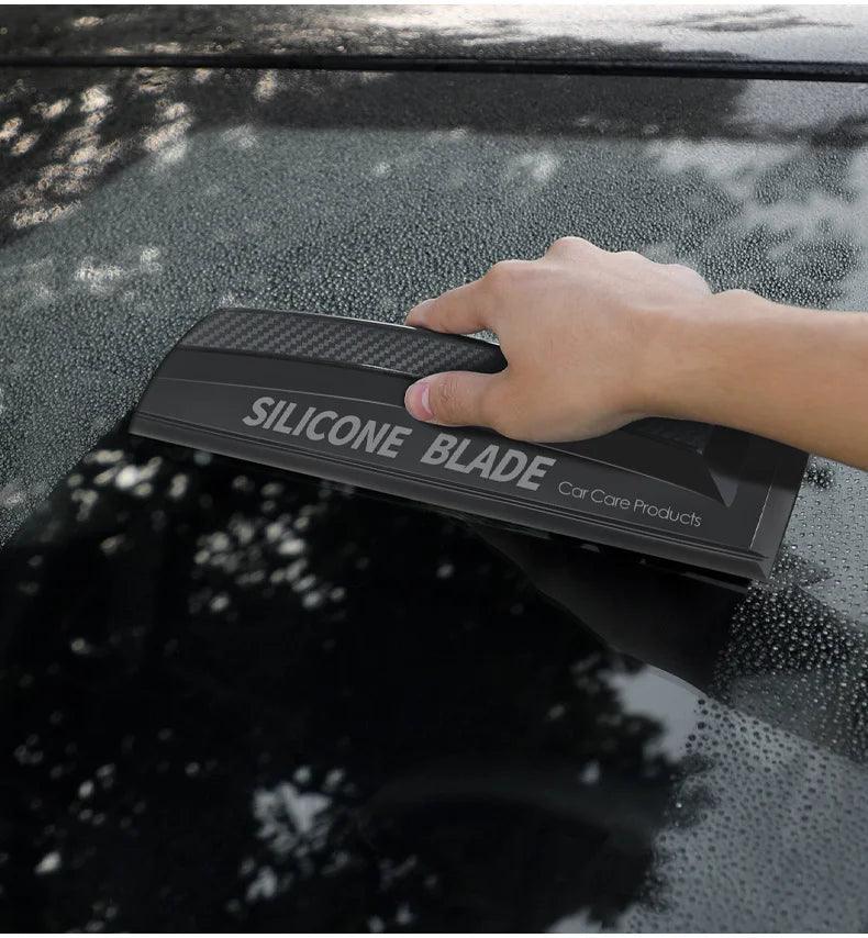 Soft Silicone Car Window Wiper & Wrap Tools - Multipurpose Cleaning Blade  ourlum.com   