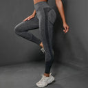 Sleek High-Waisted Yoga Leggings for Women - Premium Fitness Wear  ourlum.com DarkGrey S 