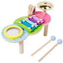 10-in-1 Montessori Musical Toy Drum Set for Kids Fun