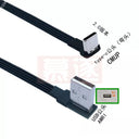 USB-C 90° Angled Fast Charging Data Cable: USB 2.0 Connection  ourlum.com AMRI-CMUP 5CM 