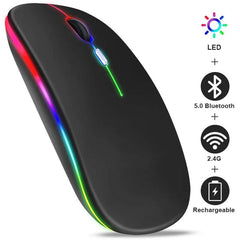 Wireless RGB Bluetooth Gaming Mouse: Ultimate Freedom & Style