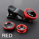 3in1 Fisheye Phone Lens 0.67X Wide Angle Macro Lens Kit