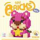 Hello Kitty Building Block Anime Figure Puzzle Ornament Gift  ourlum.com Lotso - 208PCS NO BOX 