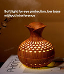 300ml Wood Grain USB Aromatherapy Diffuser with RGB Lighting