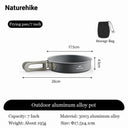 Naturehike 1L Aluminum Camping Cookware Set for Adventurers