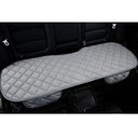 Car Seat Cover Front Rear Flocking Cloth Cushion Non Slide Winter