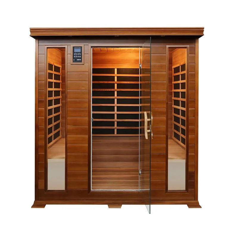 Graphene Infused Red Cedar Solid Wood Sauna Room  ourlum.com 180X120X190cm  