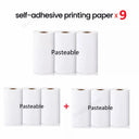 Mini Printer Thermal Label Sticker Colorful Adhesive Paper