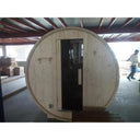 Ultimate Outdoor 4-Person Wood Steam Sauna with Bluetooth Technology  ourlum.com   