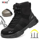 Indestructible Men's Safety Boots for Work and Outdoor Use