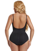 Seamless Backless Bodysuit Shapewear for Women with Open Crotch & Tummy Control