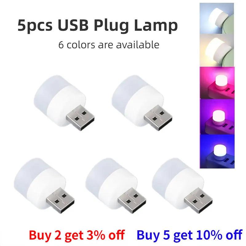 Mini USB Plug Lamp: Versatile LED Night Light for Reading  ourlum.com   