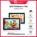 Cwowdefu 10.1 Inch Children Tablets Android 12 Quad Core 4GB 64GB WIFI Learning Tablets for Kids Toddler wIth Kids Mode 6000mAh  ourlum.com   