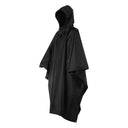 3-in-1 Waterproof Rain Poncho Lightweight Hooded Coat