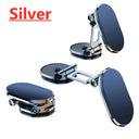 Car Mount Holder: Strong Magnet Phone Mount for iPhone Samsung - Stable 1080 Rotation  ourlum.com Silver  