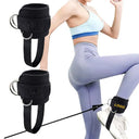 Leg Strength Trainer Fastener with Resistance Band for Workouts