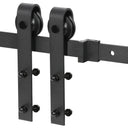 US 6.6FT/8FT/10Feet Sliding Barn Door Hardware Kit