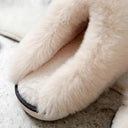 Luxury Winter Plush Fur Slippers Chic Indoor Comfort