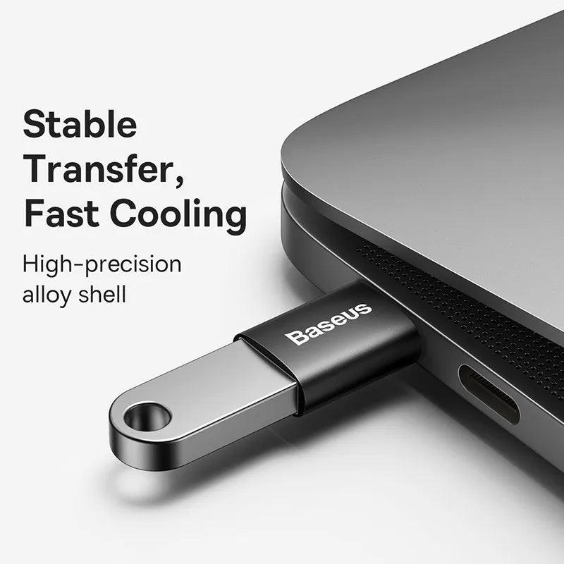 Baseus USB 3.1 Type-C Adapter for Lightning-Fast Transfers & Expanded Connectivity  ourlum.com   