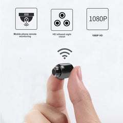 1080P Wireless Mini Security Camera with Night Vision and Motion Detection for Baby Monitoring