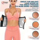 Women’s Qtree Sauna Waist Trimmer Belt for Tummy Control