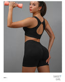 High-Waisted Women's Yoga Shorts with Butt Lifting Tummy Control