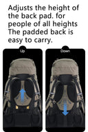 Naturehike 70L Camping Backpack Ergonomic Hiking Bags