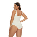 GUUDIA Seamless Tummy Control Bodysuit with Open Crotch for Effortless Shaping